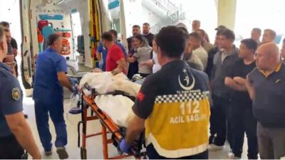 Antalya’nın Gazipaşa ilçesinde, hafriyat çalışması esnasında iş makinesinin kolu arasına