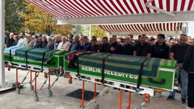 Gemlik ilçesinde yaşanan olayda evlerinde öldürülen Kara çifti, son yolculuklarına