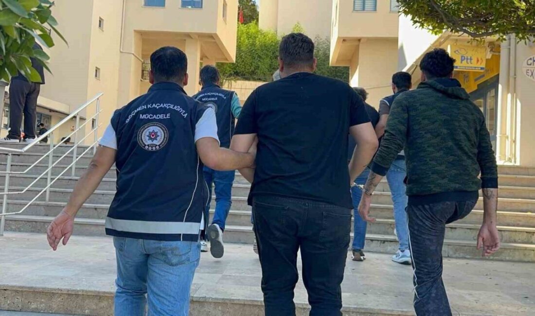 Muğla’da, Emniyet Müdürlüğü Göçmen Kaçakçılığıyla Mücadele ve Hudut Kapıları Şube
