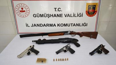 Gümüşhane’nin Şiran ilçesine bağlı İnözü ve Belen köylerinde jandarma operasyonları