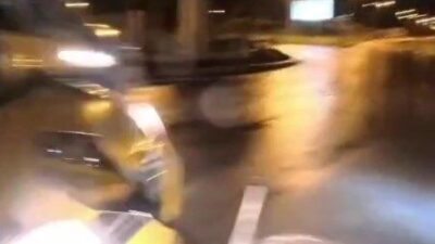 Antalya’da motosiklet ile hafif ticari karıştığı kaza motosiklet sürücüsünün kask
