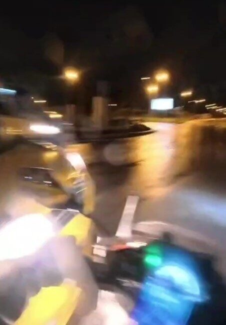 Antalya’da motosiklet ile hafif ticari karıştığı kaza motosiklet sürücüsünün kask