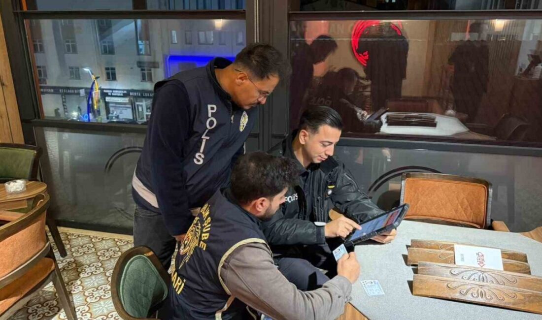 Hakkari’de polis ekipleri, kent merkezi ve ilçelerde eş zamanlı olarak