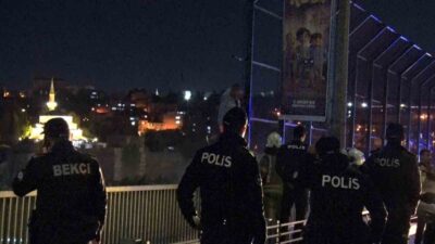 Haliç Köprüsü’nde Mecidiyeköy istikametinde akşam saatlerinde meydana gelen bir olayda,