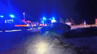 Hatay ilinde meydana gelen trafik kazasında 3’ü ağır 5 kişi