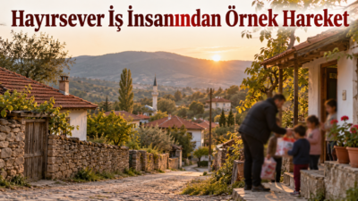Kırşehir’in Çiçekdağı ilçesinde hayırsever bir iş insanı, ilçenin en uzak
