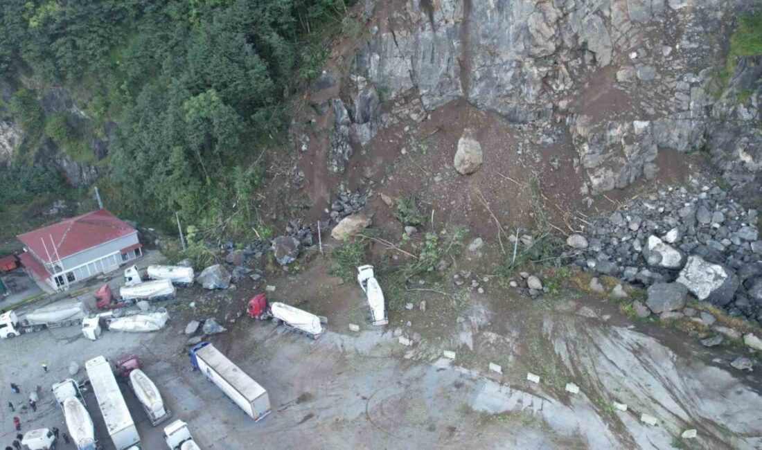 Artvin’in Hopa ilçesinde yaşanan heyelan sonucu 1 kişinin hayatını kaybettiği