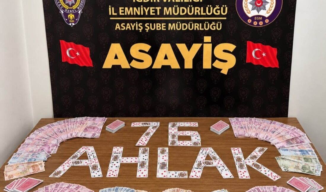 Iğdır’da son bir ayda düzenlenen operasyonlarda 13 kişiye 150 bin