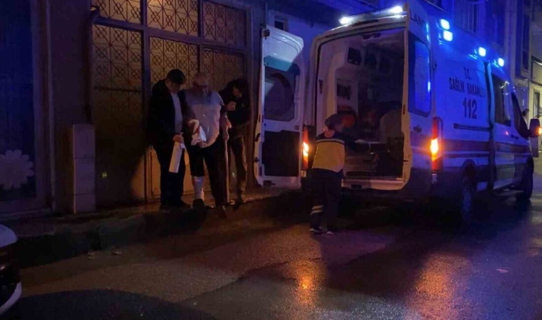 Bir adam, Bursa’nın İnegöl ilçesinde oksijen tüpünün aniden alev alması
