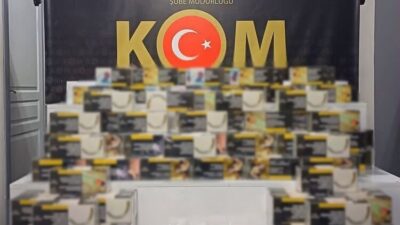Isparta’da polis ekipleri tarafından gerçekleştirilen operasyonlarda, 24 bin adet bandrolsüz
