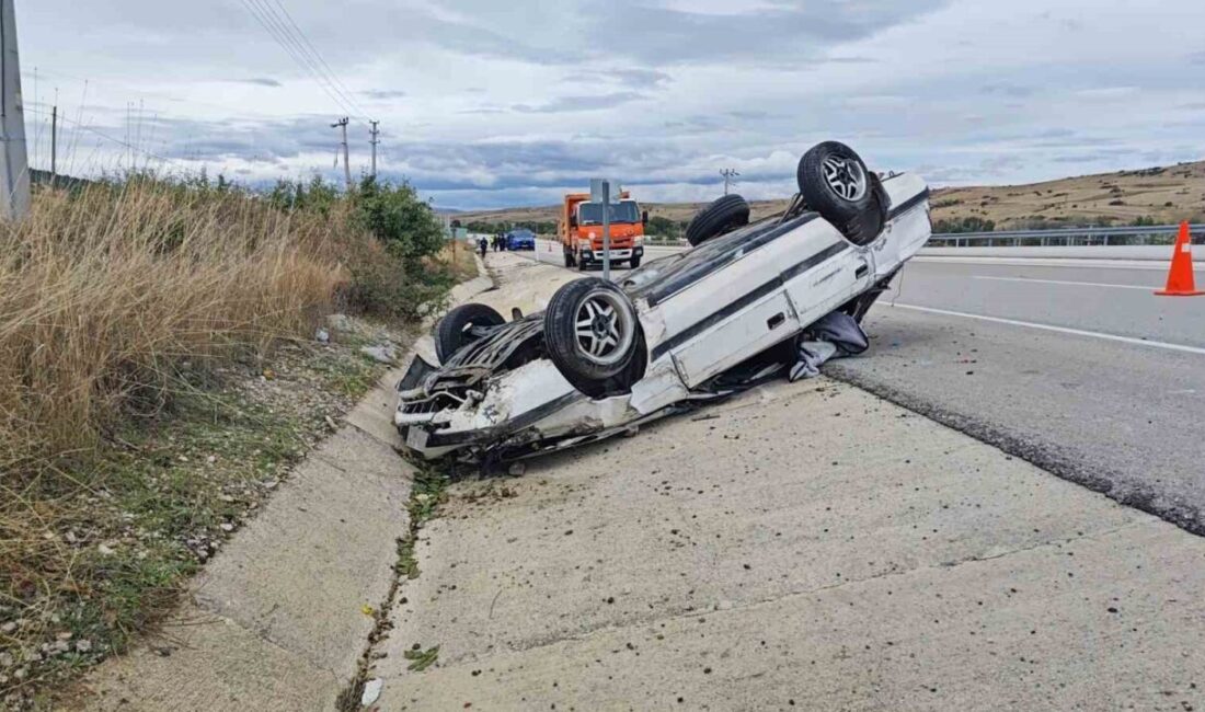 Isparta’nın Yalvaç ilçesinde meydana gelen trafik kazasında sürücüsünün kontrolünü yitirdiği