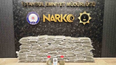 İstanbul ve Kocaeli’de düzenlenen operasyonlarda 100 kilo 583 gram uyuşturucu