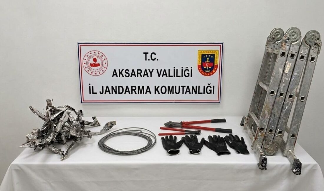 Aksaray’da, haberleşme ve enerji nakil kablolarını çalan 2 şüpheli, JASAT
