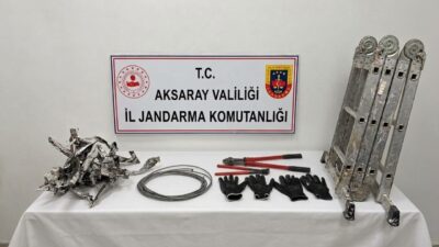 Aksaray’da, haberleşme ve enerji nakil kablolarını çalan 2 şüpheli, JASAT