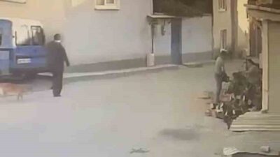 Bir yaşlı adam, Orhangazi ilçesinde yolda yürürken kendisini korkutan bir