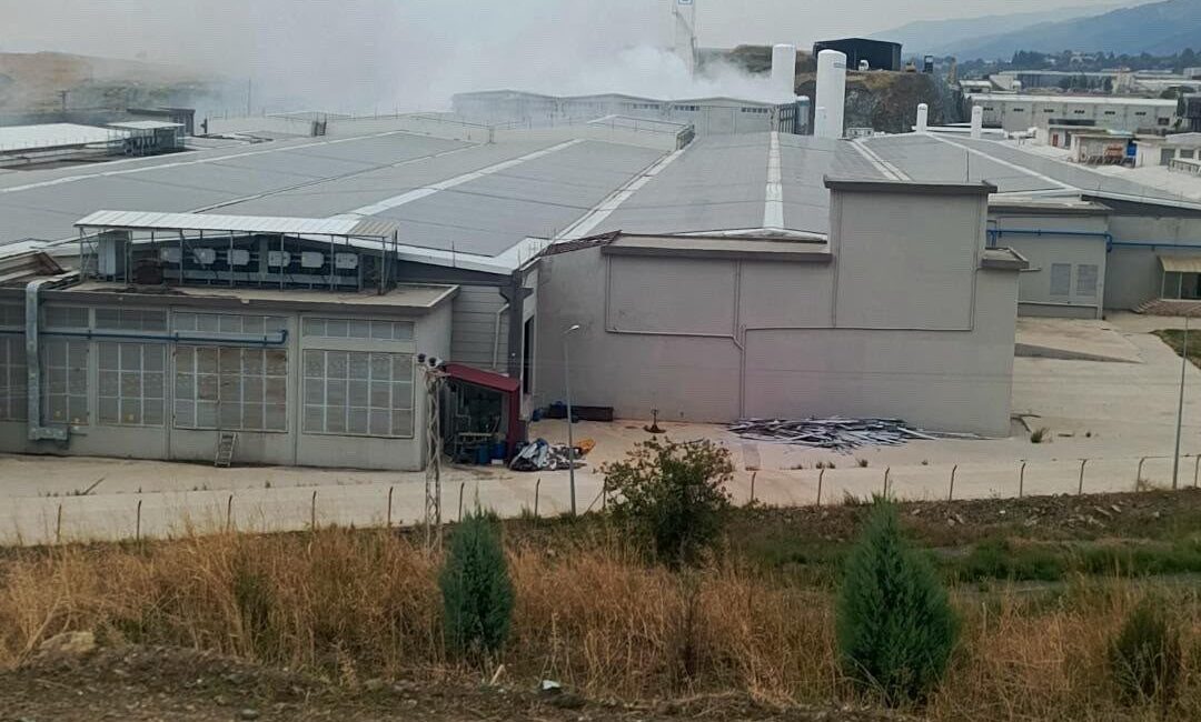 Kahramanmaraş’ta Türkoğlu ilçesindeki bir oksijen gazı dolum tesisinde meydana gelen
