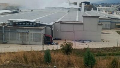 Kahramanmaraş’ta Türkoğlu ilçesindeki bir oksijen gazı dolum tesisinde meydana gelen