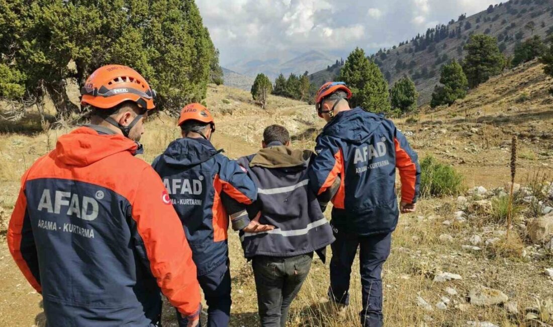 Kahramanmaraş’ta bir çoban, yaylada rahatsızlanarak hareket edemez hale geldi ancak