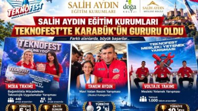 Salih Aydın Eğitim Kurumları öğrencileri, TEKNOFEST 2026’da sanat, teknoloji ve