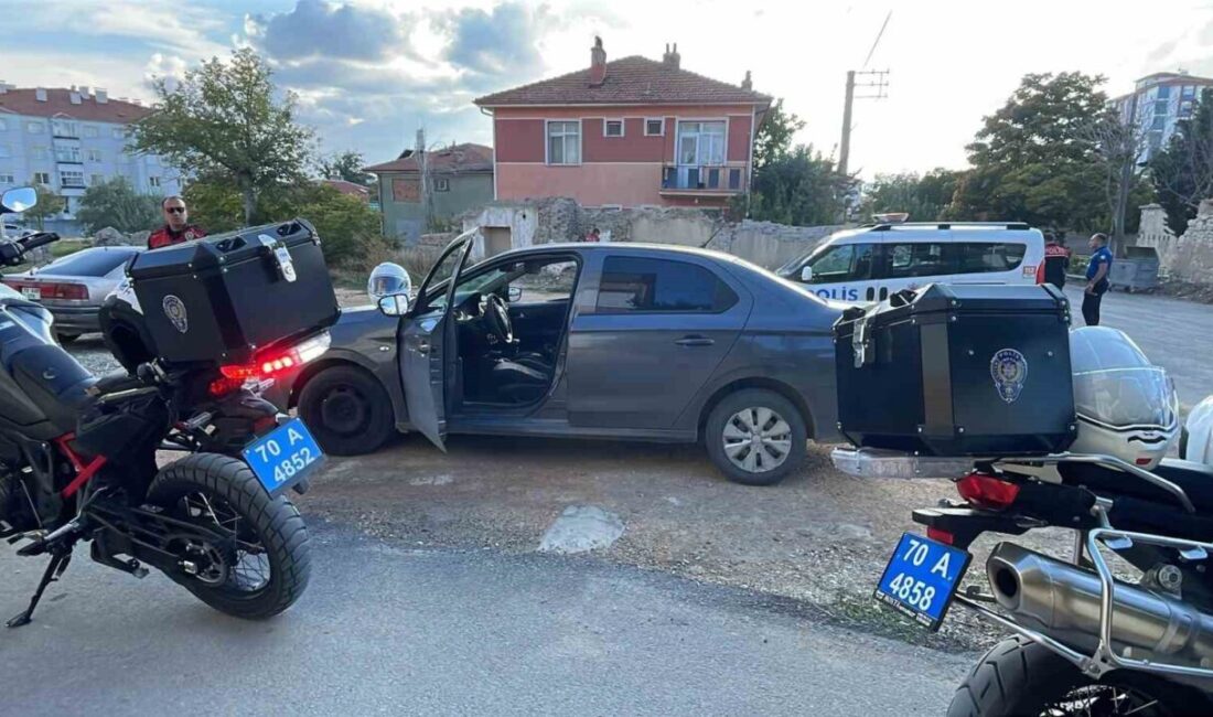 Karaman’da bir polis operasyonunda alkollü bir sürücünün yaşadığı kovalamaca sonucu