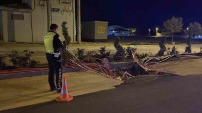 Karaman’da, Mümine Hatun Mahallesi Şehit Hamza Çetin Bulvarı’nda meydana gelen