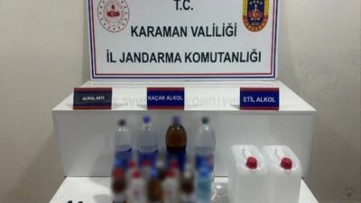 Karaman’da Jandarma ekipleri son bir hafta içinde gerçekleştirdikleri asayiş ve