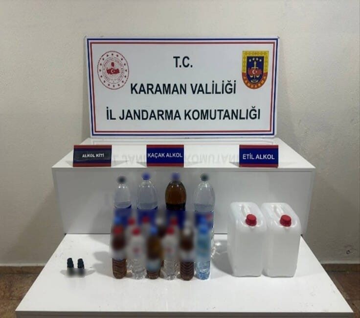 Karaman’da Jandarma ekipleri son bir hafta içinde gerçekleştirdikleri asayiş ve