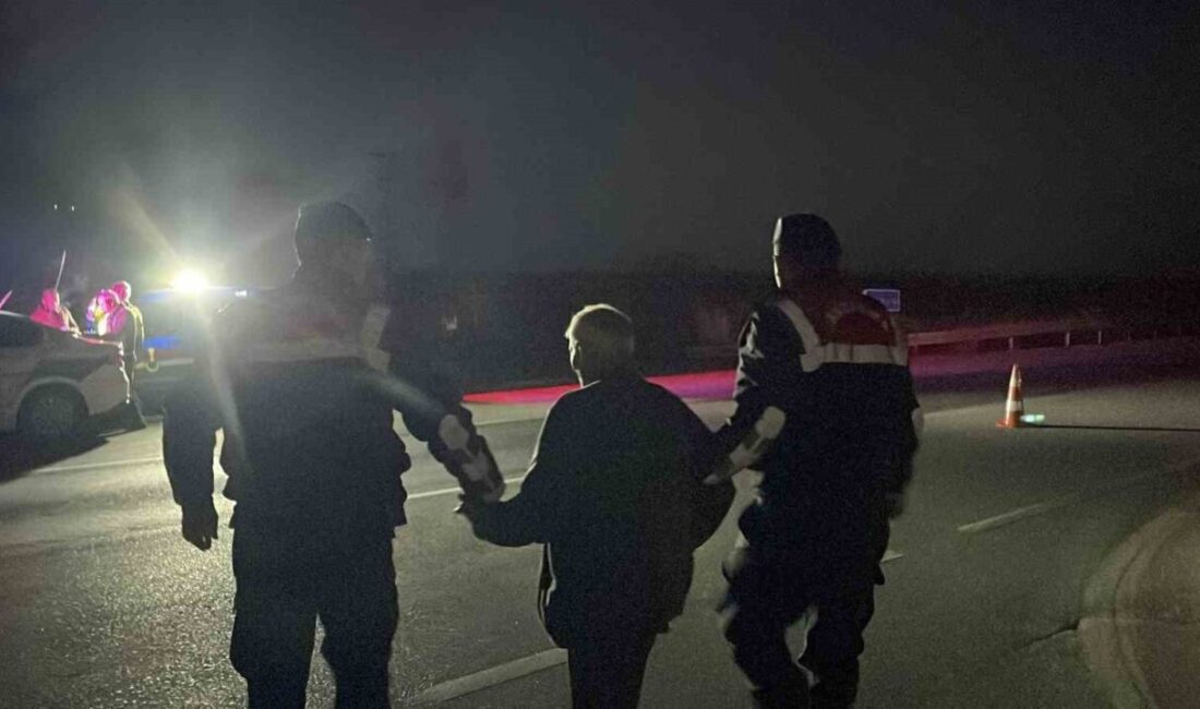 Karaman’da yaşanan kaza sonrasında 81 yaşındaki sürücü, jandarma ekipleri tarafından