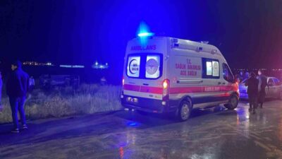 Karaman’da meydana gelen trafik kazasında, yağmurun neden olduğu kaygan yolda