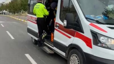 Adıyaman’da, alt yapı çalışmalarının ardından bir karakolun önüne bırakılan kilitli