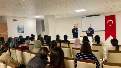 Kars Emniyet Müdürlüğü ekipleri, Nuri Paşa Kız Öğrenci Yurdu’nda kalan