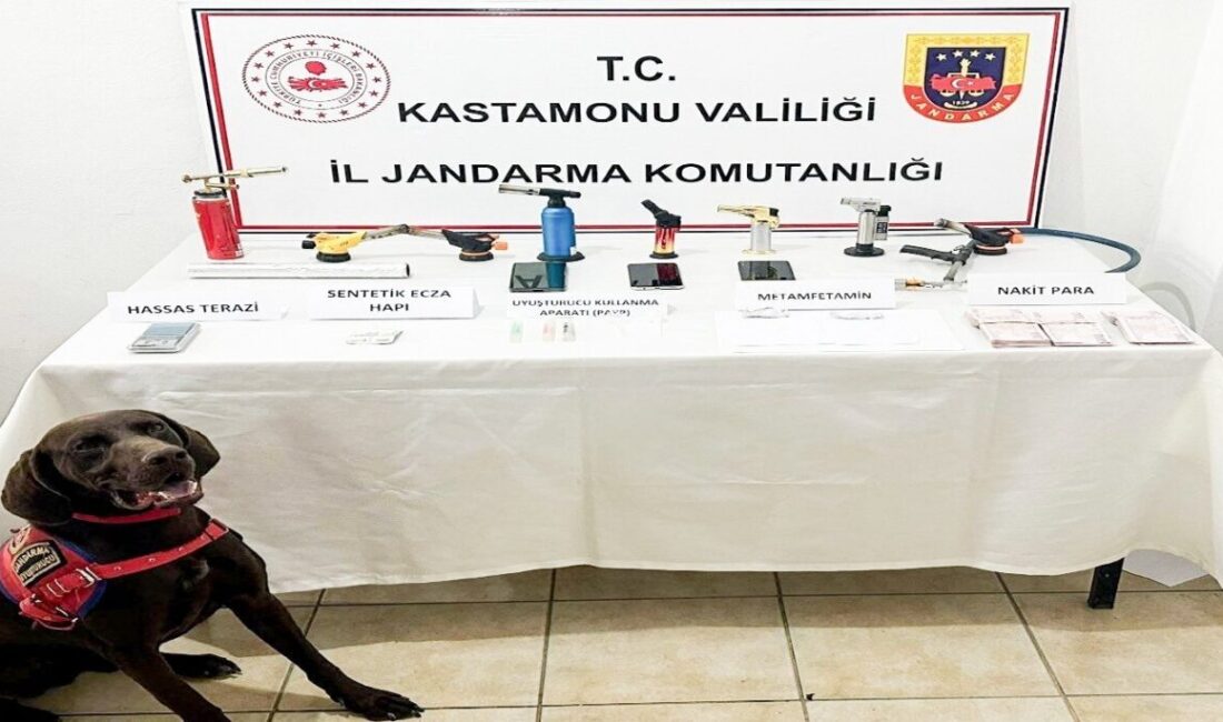 Kastamonu’da Jandarma ekipleri tarafından gerçekleştirilen uyuşturucu operasyonunda 5 şüpheliden 1’i