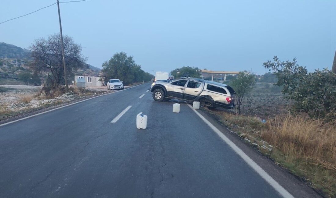 Çermik ilçesinde, sabah saat 06.00 sularında meydana gelen bir kaza