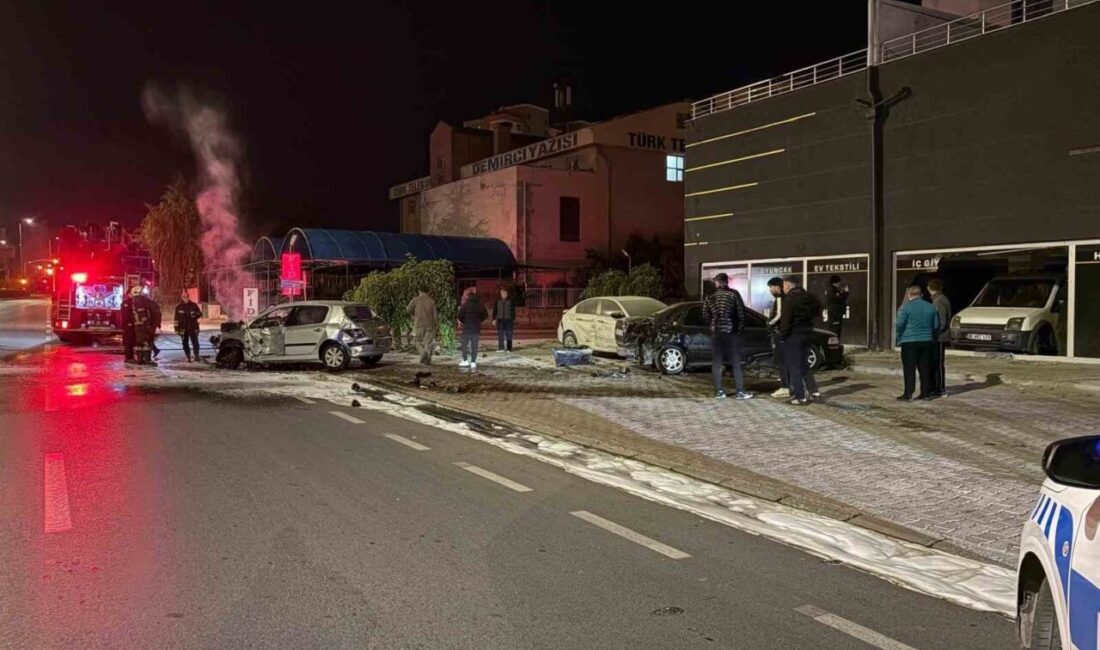 Melikgazi ilçesinde meydana gelen trafik kazasında, sürücünün direksiyon hakimiyetini kaybetmesi