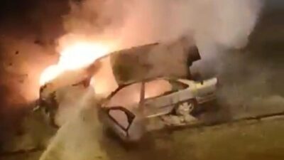 Melikgazi ilçesinde, Altınoluk Mahallesi Seher Bulvarı üzerinde park halinde bulunan
