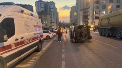 Melikgazi ilçesinde meydana gelen trafik kazasında, Şirintepe Mahallesi Adnan Menderes