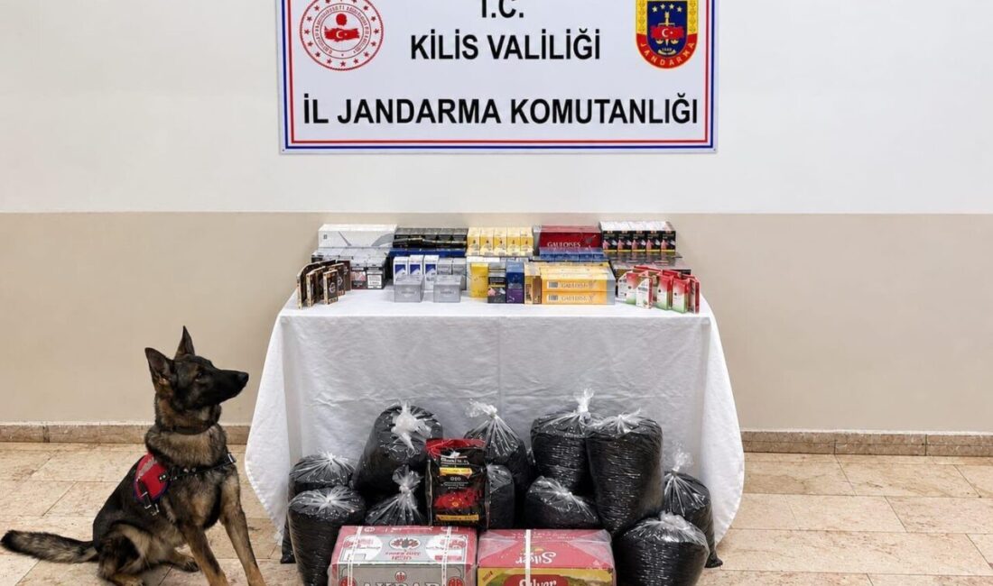Kilis’te İl Jandarma Komutanlığı ekipleri tarafından gerçekleştirilen operasyonda bir ev