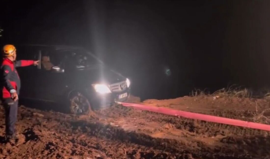 Kilis’in Çakallıpınar köyünde dün gece meydana gelen şiddetli yağışlar sonucunda