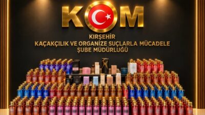Kırşehir’de polis, araç ve iş yerinde gerçekleştirdiği aramalarda piyasa değeri
