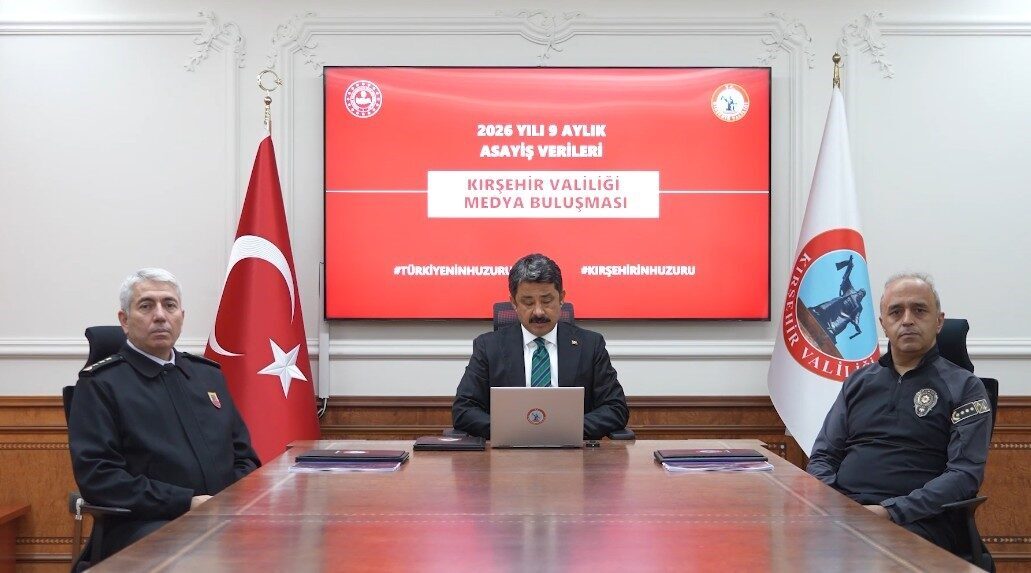 Kırşehir Valisi Murat Sefa Demiryürek, 2026 yılının ilk dokuz ayında