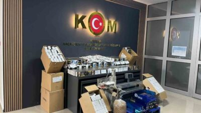 Kırşehir’de polis ekipleri tarafından gerçekleştirilen operasyonda 142 bin 600 makaron