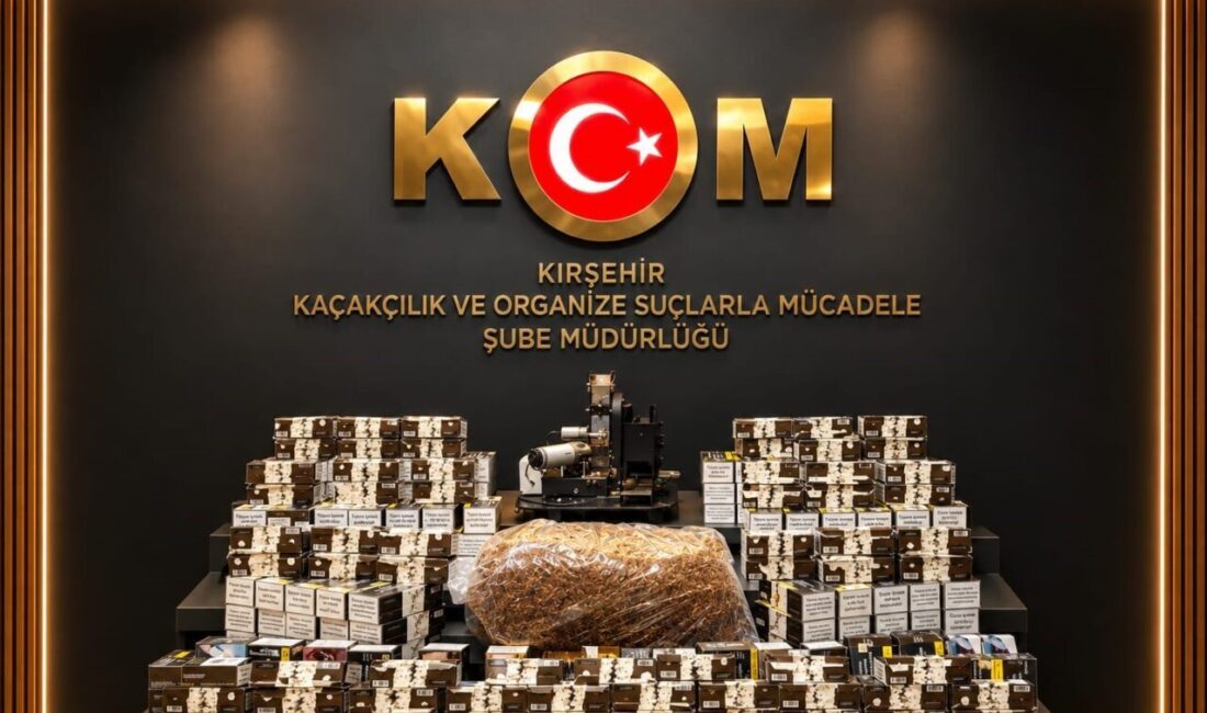 Kırşehir’de gerçekleştirilen operasyonda 23 bin dolu ve 22 bin 200