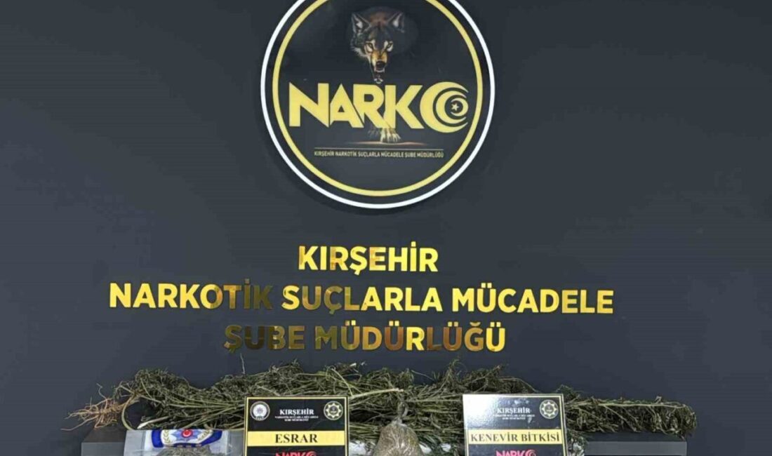 Kırşehir’in Çiçekdağı ilçesinde gerçekleştirilen bir uyuşturucu operasyonunda, 2 zanlıdan biri