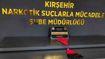 Kırşehir’de, Narkotik Suçlarla Mücadele Şube Müdürlüğü ve İstihbarat Şube Müdürlüğü