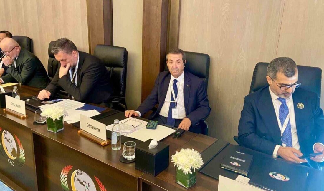 Kuzey Kıbrıs Türk Cumhuriyeti Dışişleri Bakanı Tahsin Ertuğruloğlu, Bağdat’ta düzenlenen