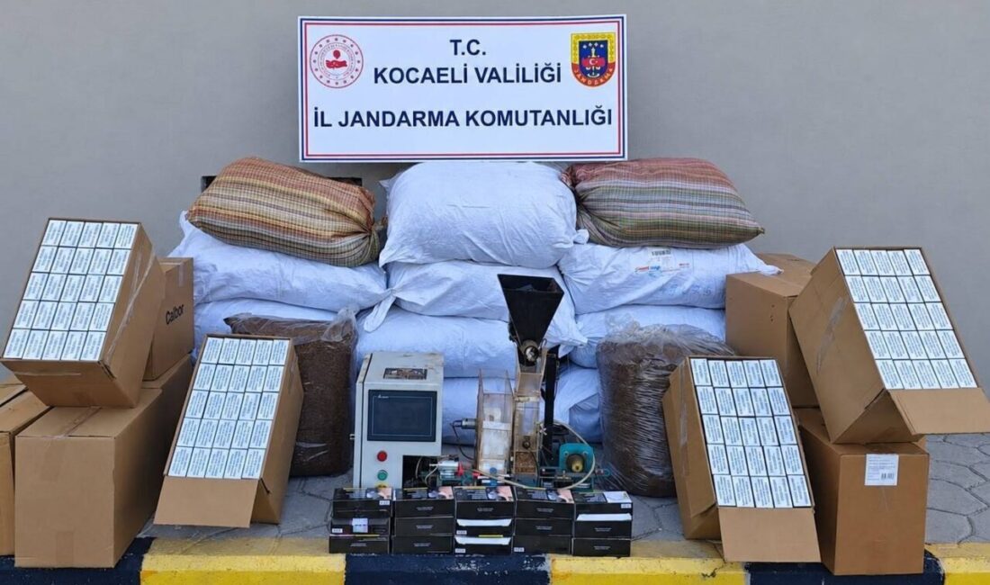 Kocaeli’nin Başiskele ilçesinde Jandarma ekipleri bir adres ve araçta gerçekleştirilen