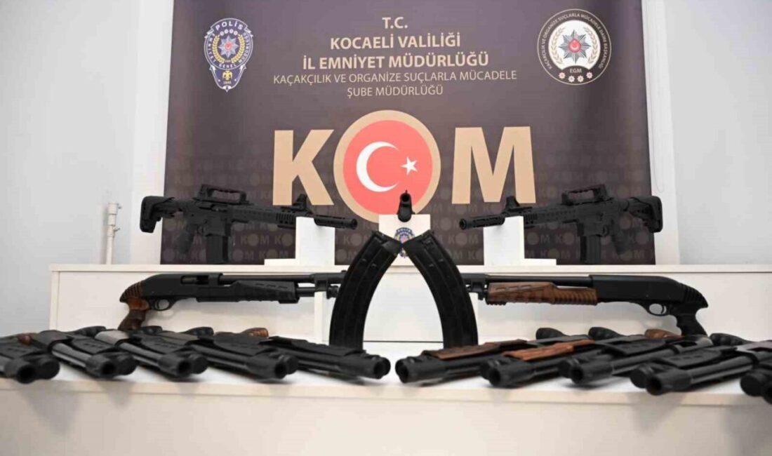 Kocaeli’nin Körfez ilçesinde durdurulan araçlarda yapılan aramada 25 yivsiz av