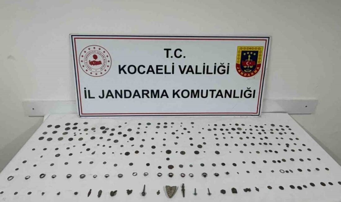 Kocaeli’nin Dilovası ilçesinde jandarma ekipleri tarafından gerçekleştirilen faaliyetler kapsamında bir