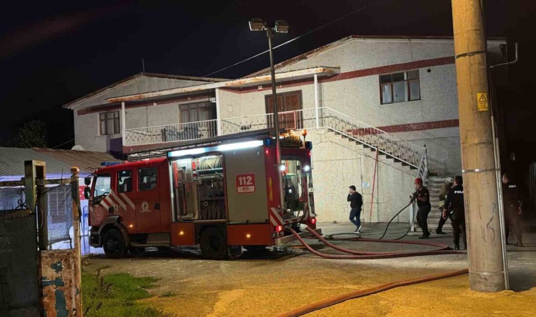Düzce’de bir konfeksiyon atölyesinde çıkan yangın, itfaiye ekiplerinin hızlı müdahalesi