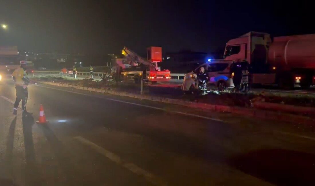 Tekirdağ’da bir trafik kazası meydana geldi ve sürücü yaralandı. Olay,